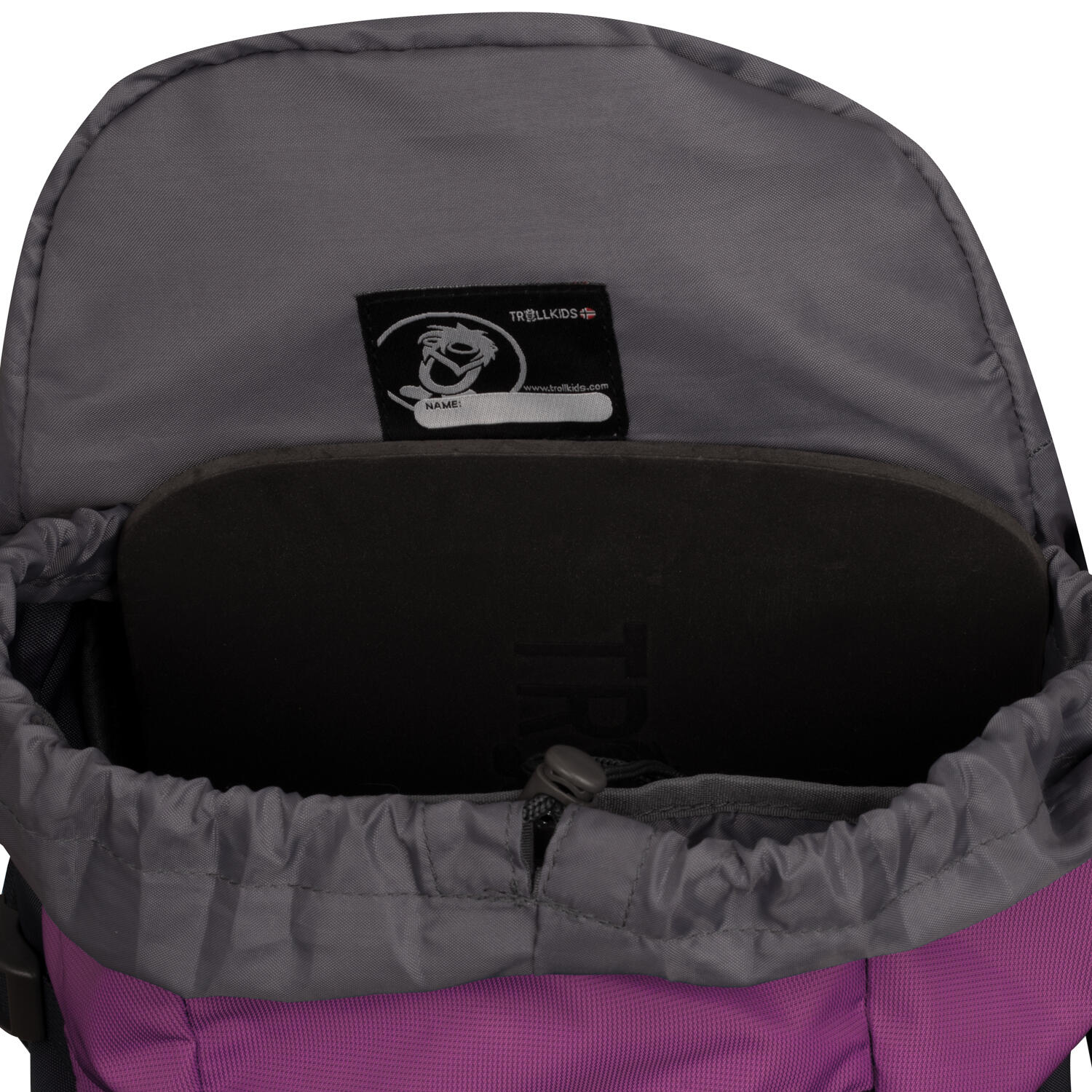 Kinder Wanderrucksack Fjell Trekker 15  Malve Rosa/Violettblau/Wildrose 7/7
