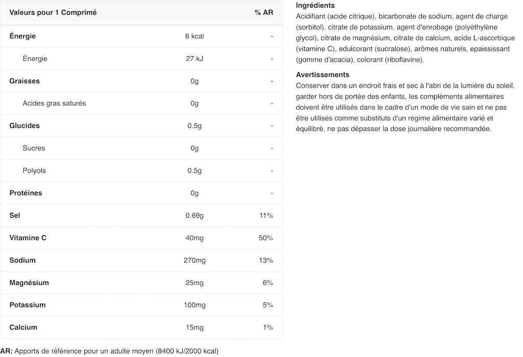 Électrolytes - Endurance Hydration Electrolyte Tablets - Citron Citron Vert 2/3