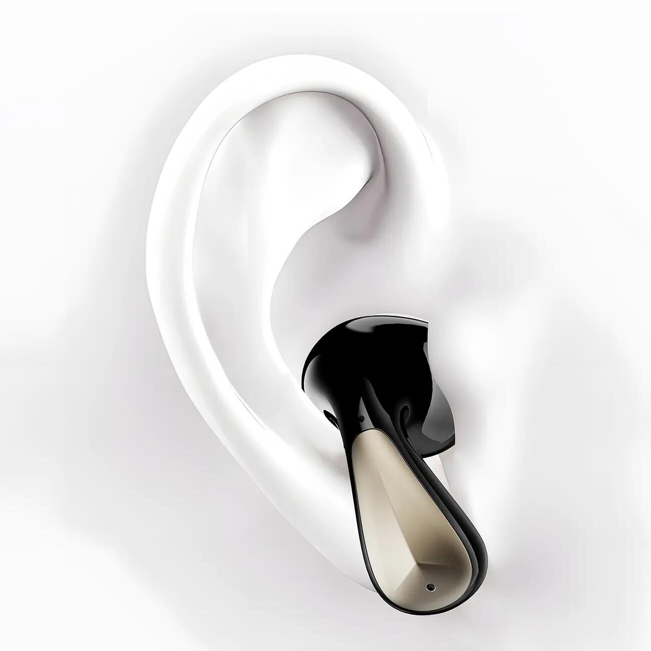 Słuchawki bezprzewodowe tws bluetooth 5.3 - czarne 2/4