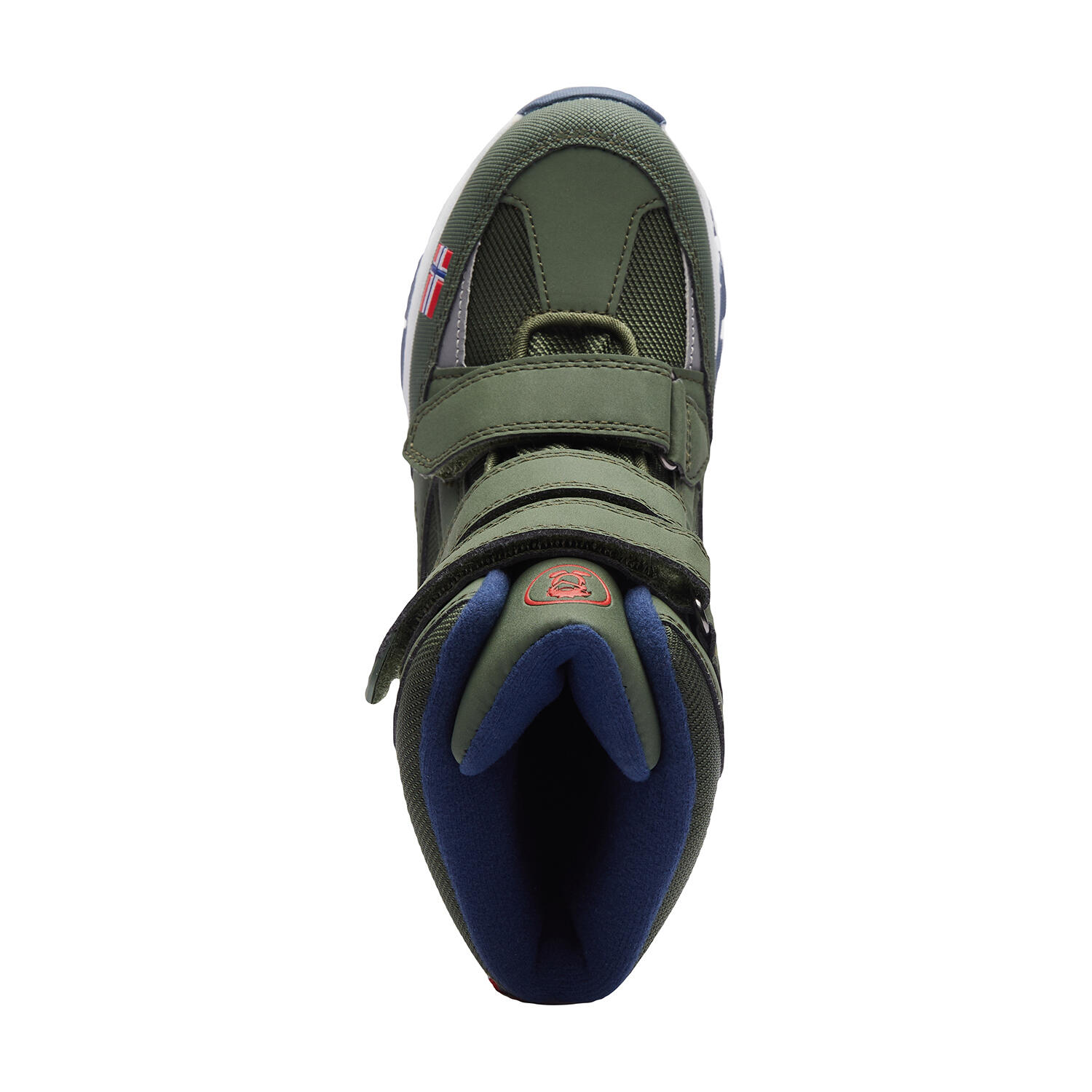 Enfants Chaussures d'hiver Lofoten vert forêt / orange 6/7