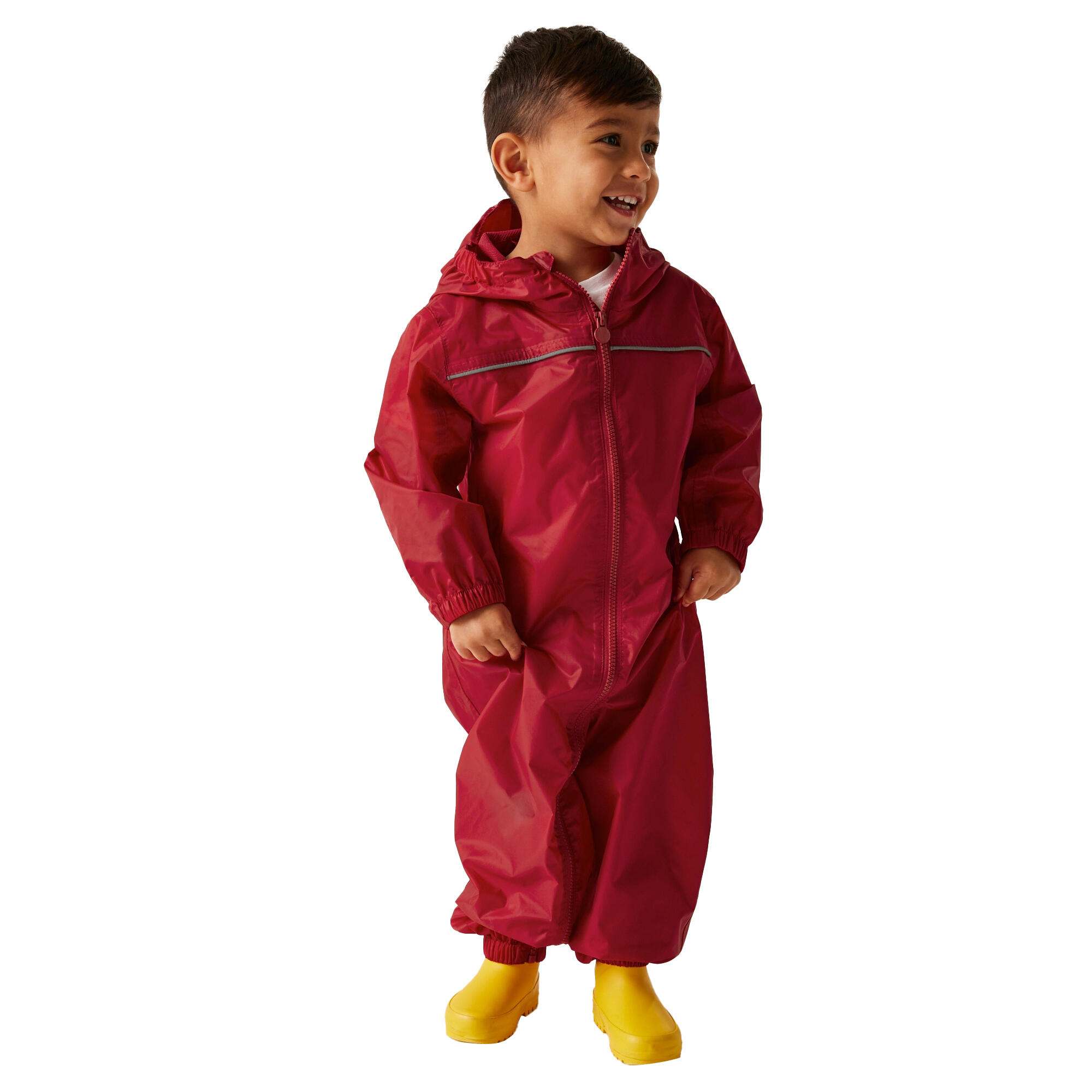 Professional Baby/Kids Paddle All In One Rain Suit (Classic Red) 4/5