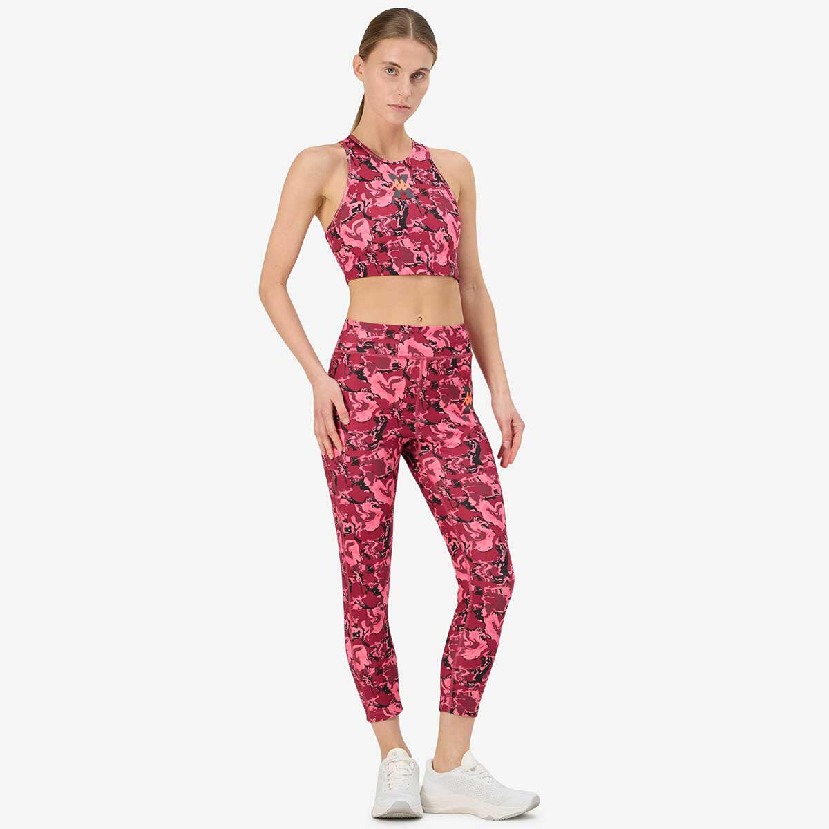Legging running femme Kombat Wkt Gevana fuchsia 4/7