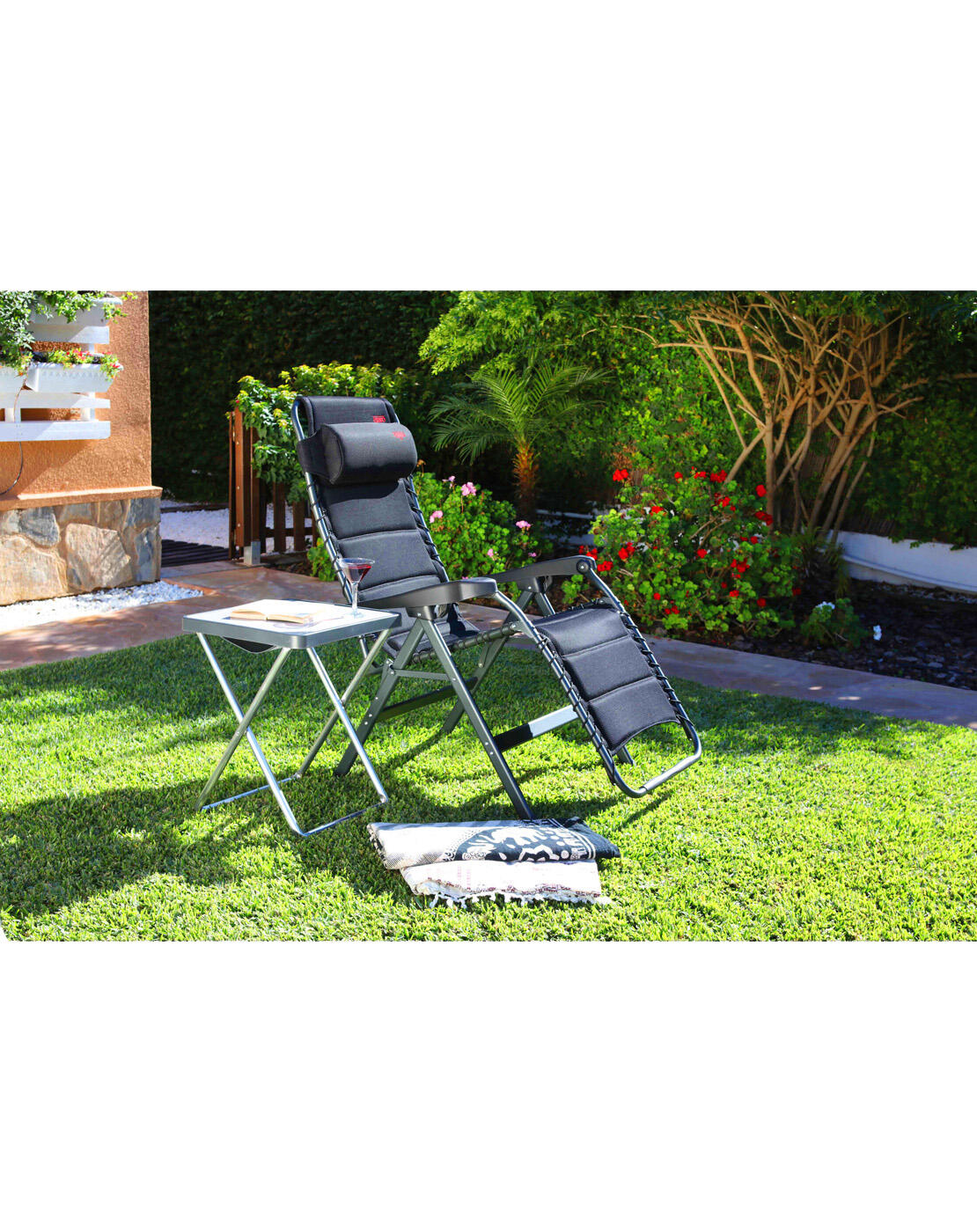 Tumbona relax - AL/232 - Deluxe - Gris oscuro 6/7