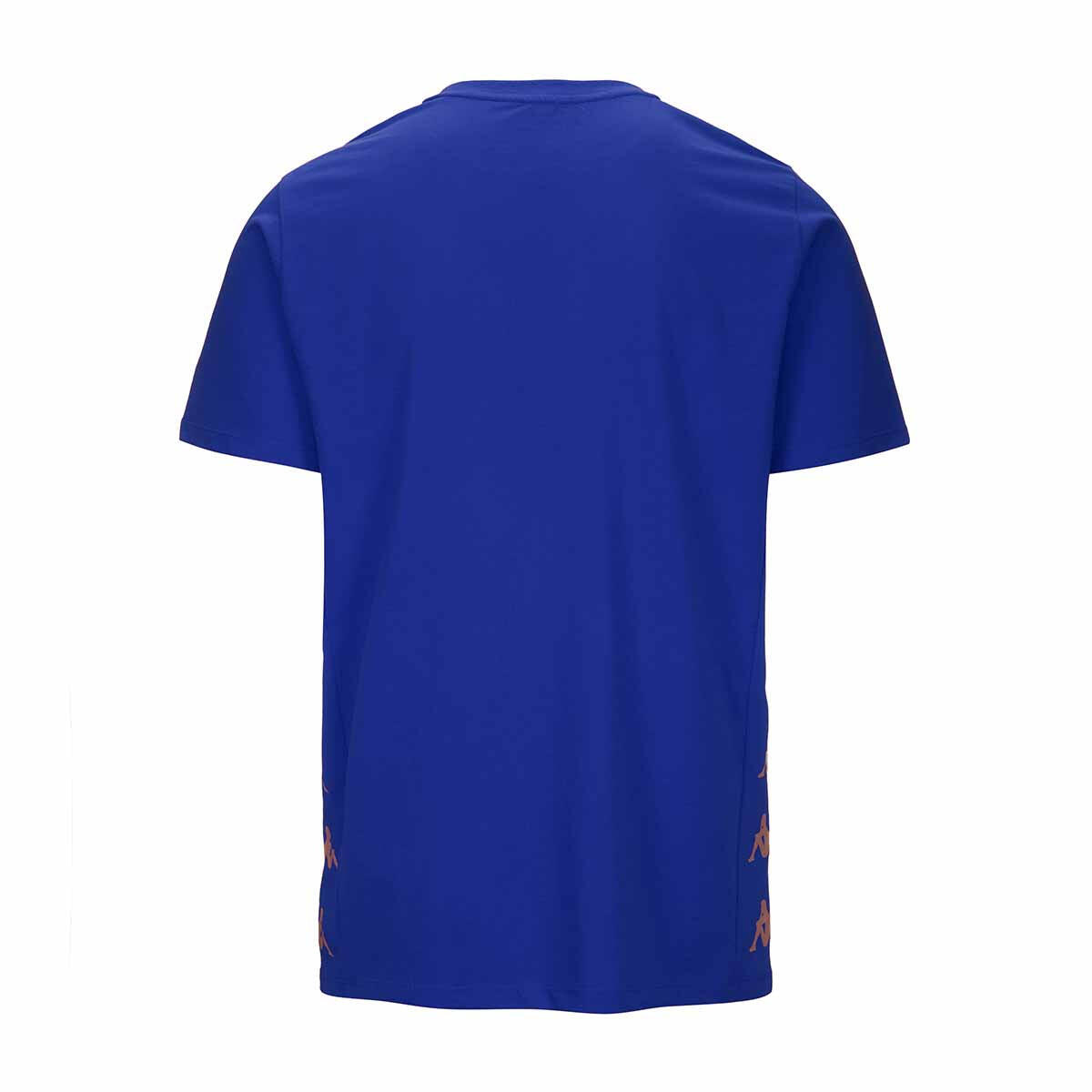 T shirt maglietta da bambino in cotone blu da calcio 4/5