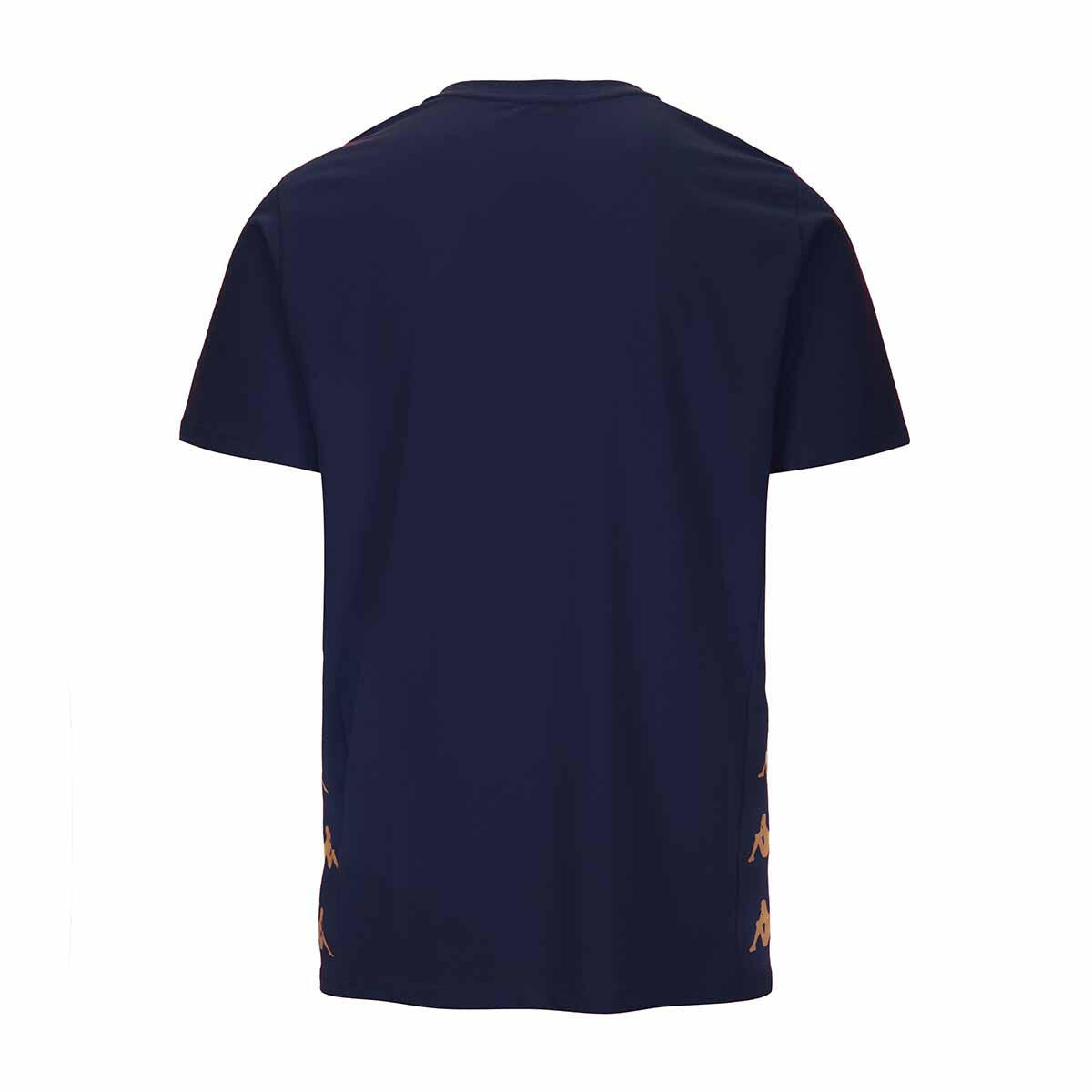 T shirt maglietta da bambino in cotone blu da calcio 4/5