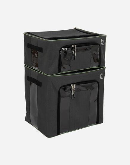 Bo-Camp - Aufbewahrungsbox-Set - Faltbar - 2 Stück - 2 Größen