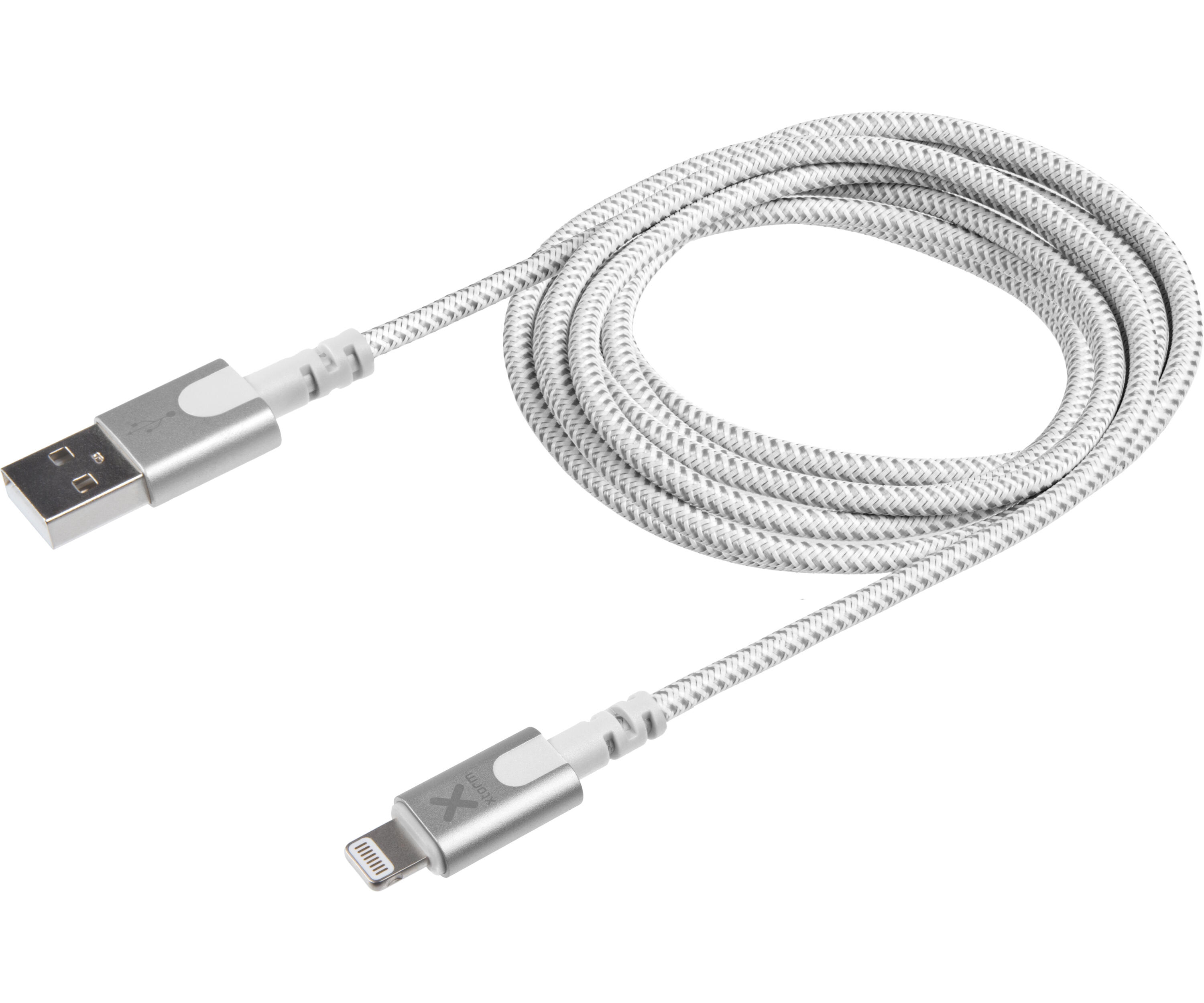 Xtorm USB naar Lightning Kabel - 3 Meter - Wit 3/4
