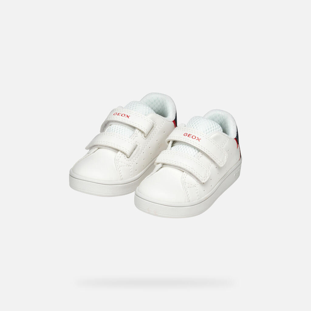 Ténis Geox Modelo B Eclyper Boy Cor Branco 3/7