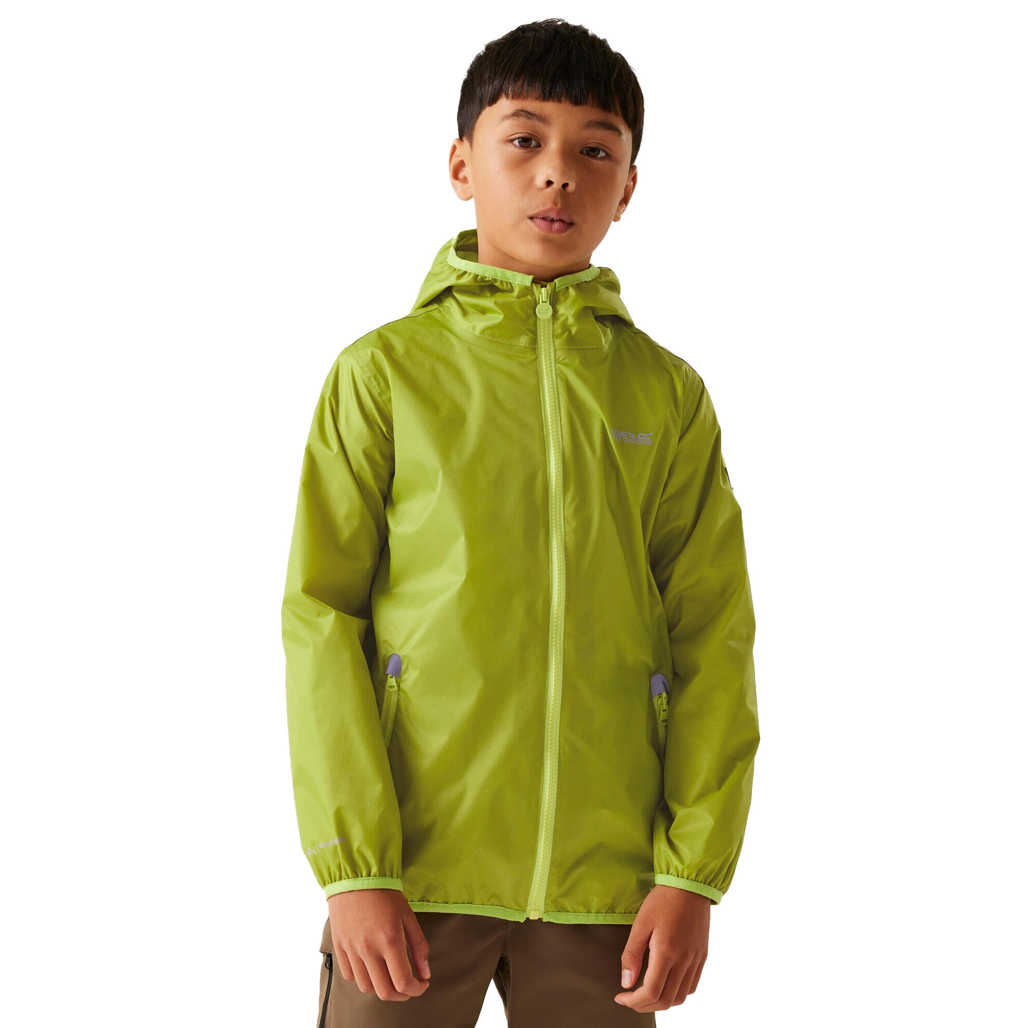 Groot Buitenshuis Kinderen/Kinderen Lever II Packaway Rain Jacket (Grenoble 4/5