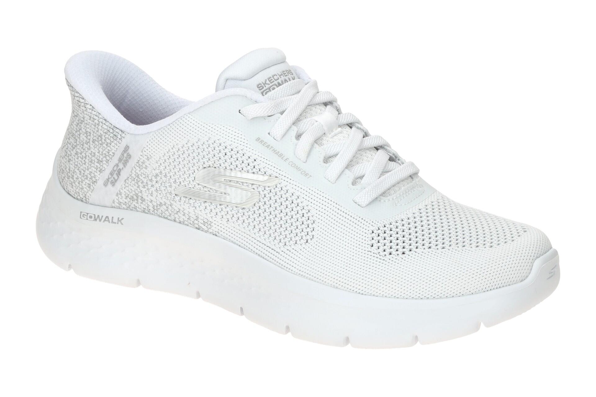Skechers Go Walk Flex Schuhe weiß Slip Ins Safiya 125503 1/7