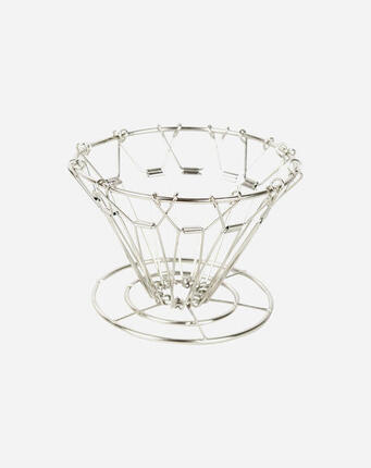 Bo-Camp - Kaffeefilterhalter - flach falten - Edelstahl - 2-6 Tassen