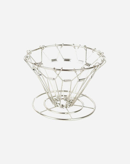 Bo-Camp - Kaffeefilterhalter - flach falten - Edelstahl - 2-6 Tassen