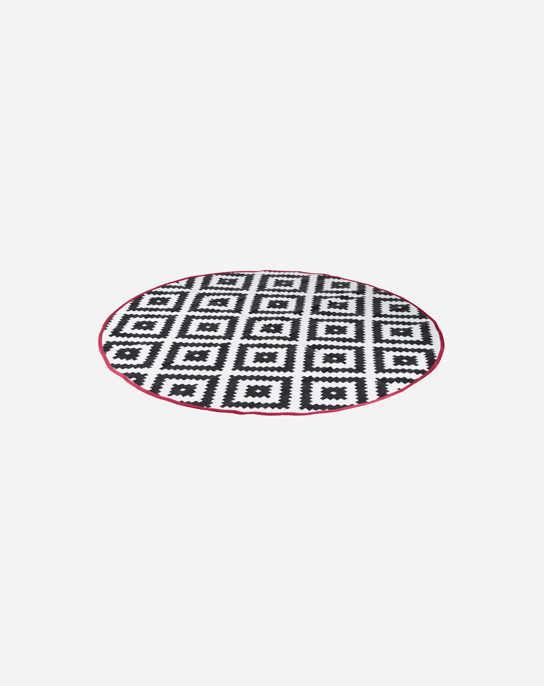 BO-CAMP Bo-Camp Urban Outdoor collection Chill mat Falconwood Rond Zwart/Wit