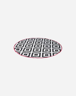 Bo-camp urban outdoor collection chill mat falconwood rond zwart/wit