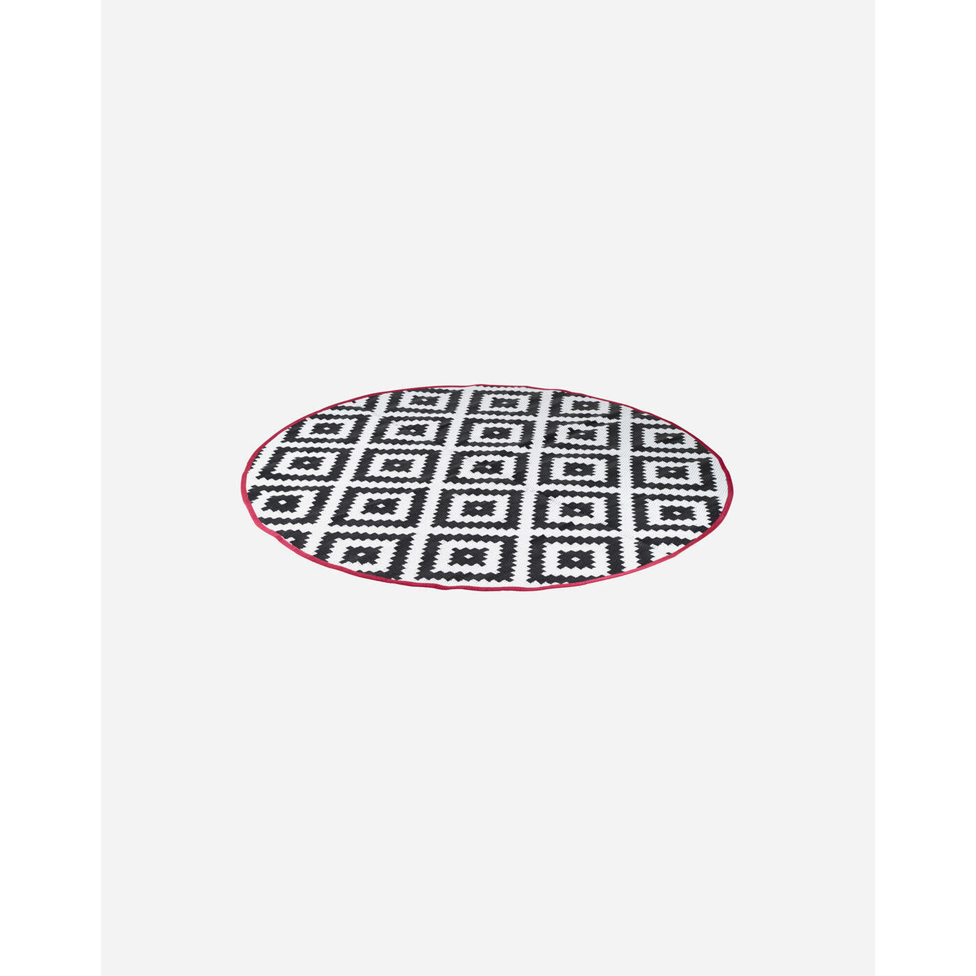 Bo-camp - Bo-camp - Urban Outdoor - Tapis Détente - Falconwood - Rond - Tapis De Sol - Noir - 10 Mm - Decathlon