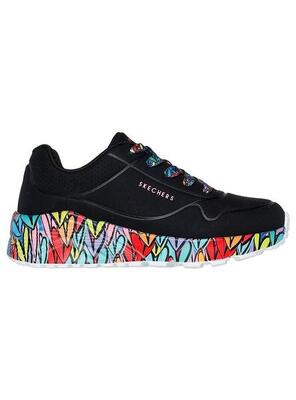Baskets Enfant UNO LITE-SUBTLE LOVE Noir SKECHERS