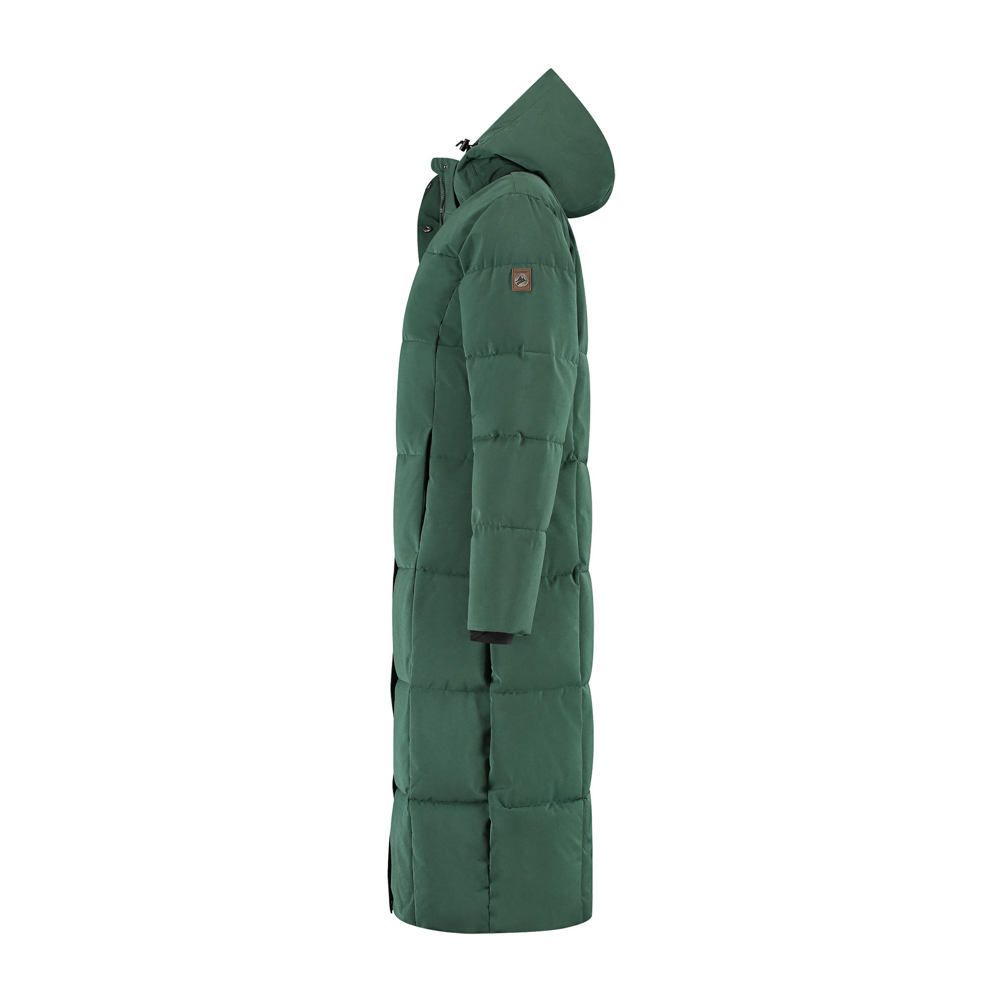 Freya Dames - Puffer winterjas - Getailleerd - Donkergroen 4/7