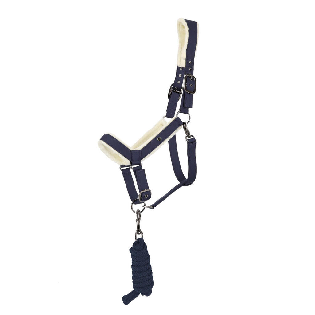 Halter and lead rope set for horse QHP Sensisoft