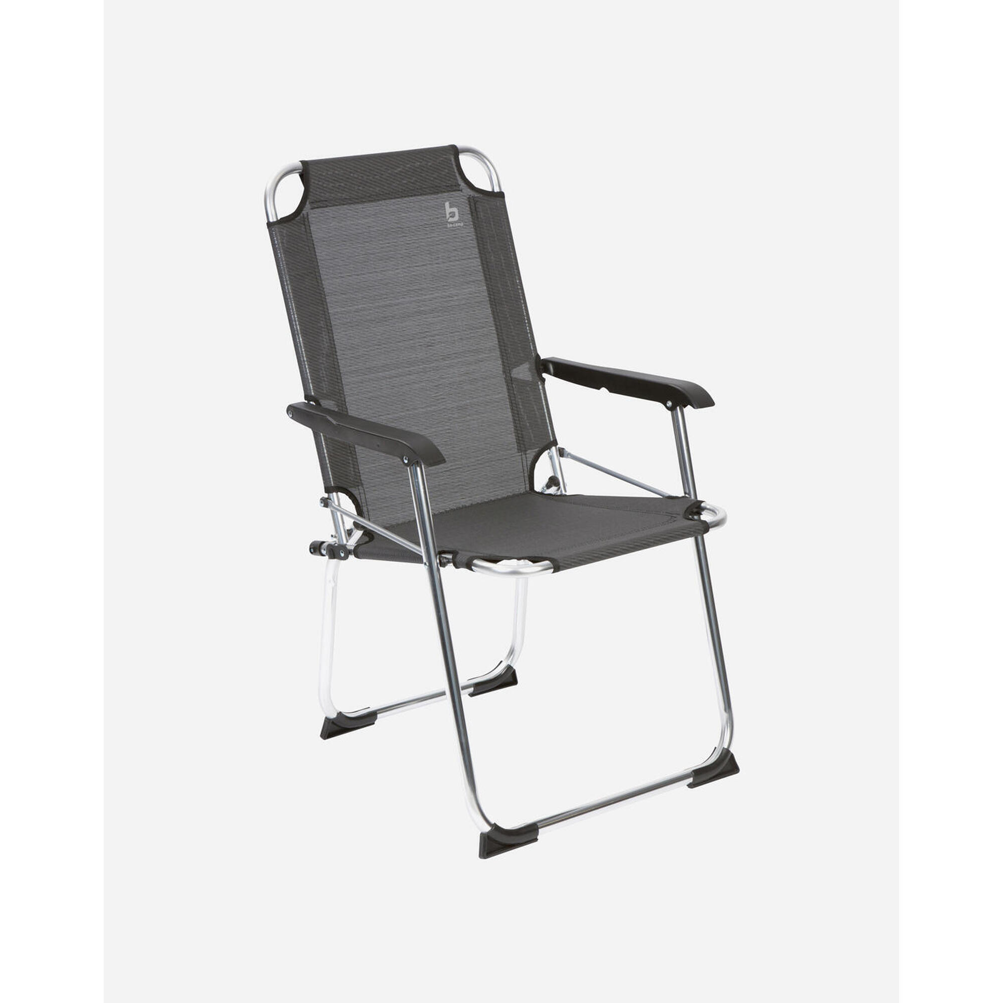 Bo-camp - Bo-camp - Chaise - Copa Rio - Deluxe - M - Aluminium - Gris - Chaise - Gris - Taille Unique - Decathlon