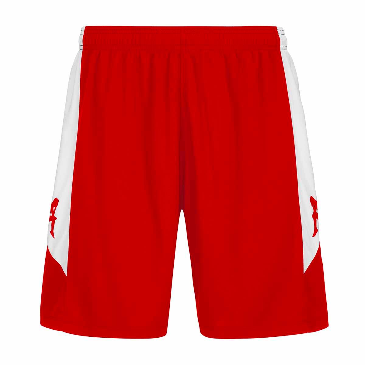 Kappa - Short Multisports Homme Luvio Rouge - Short - Blanc|multicolore|rouge - Decathlon