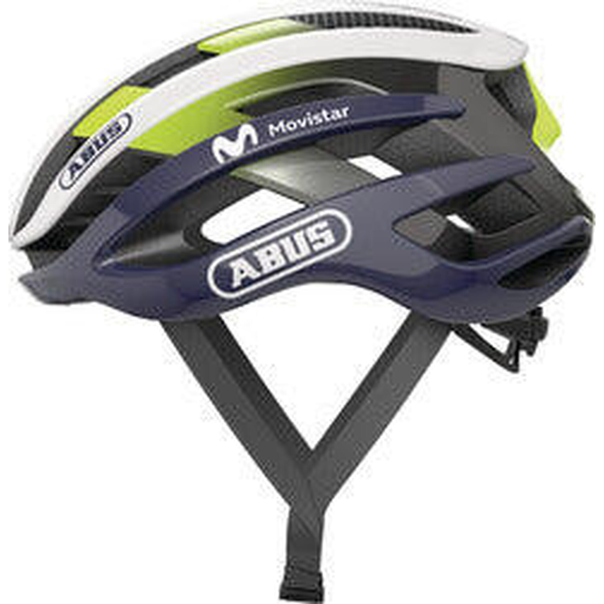Kask rowerowy ABUS AirBreaker Movistar Team 24