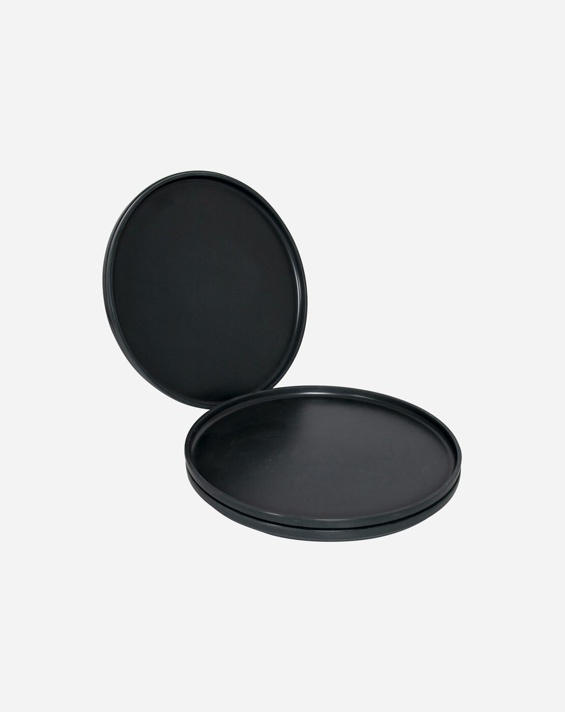 Industrial - Assiette plate - Patom - Mélamine - 4 Pièces - Anthracite 1/4