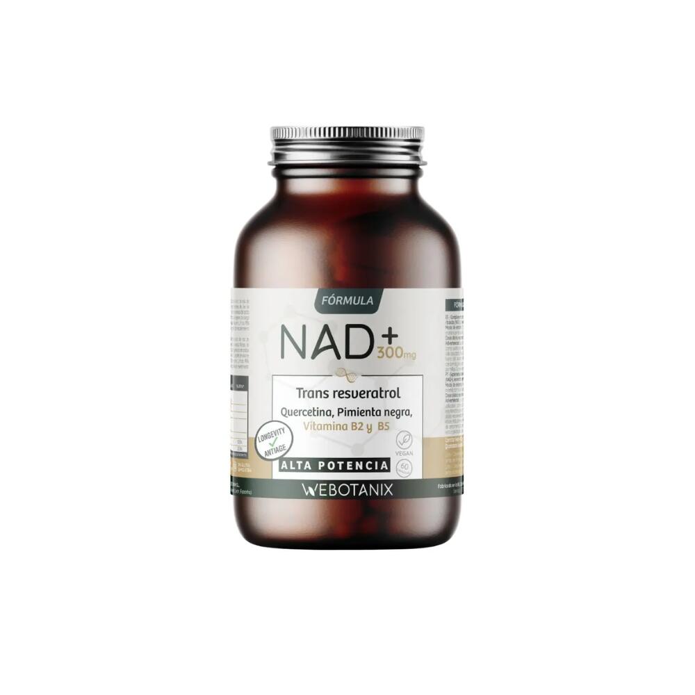 WeBotanix NAD+Resveratrol Fórmula 60 cápsulas 1/7