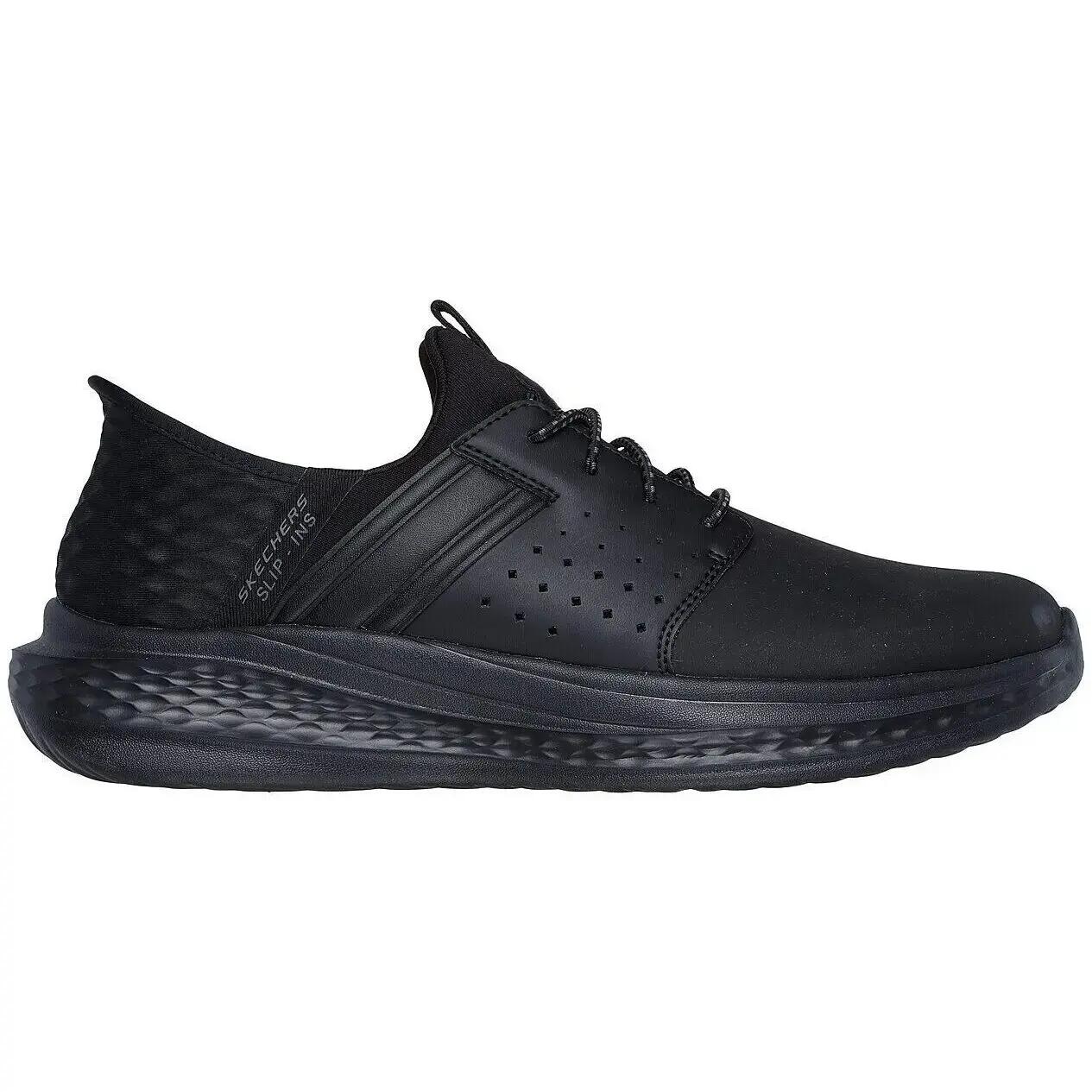 Zapatillas Skechers Slade - Zachary, Negro, Hombre 3/7