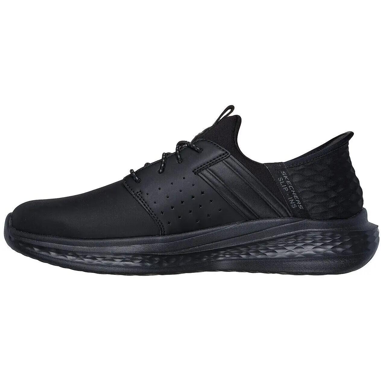 Zapatillas Skechers Slade - Zachary, Negro, Hombre 5/7