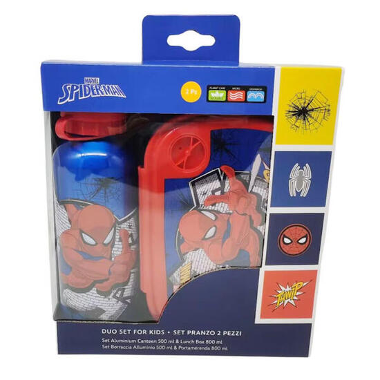 SANDWICH POUR ENFANTS ENSEMBLE DE GOÛTER POUR ENFANTS SPIDERMAN CLASSIC