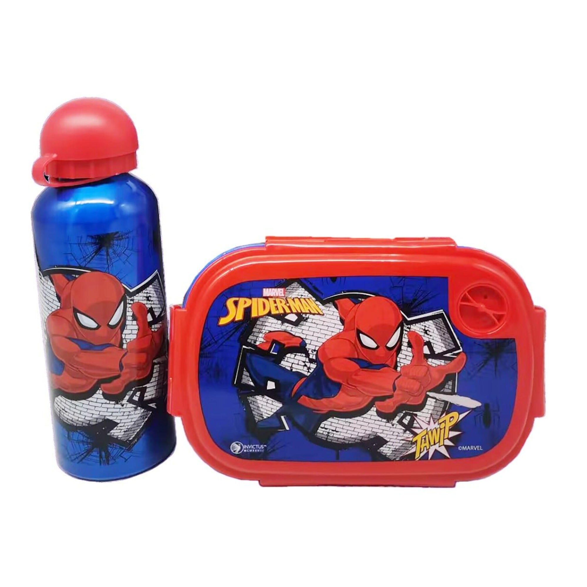 SET DI SNACK PER BAMBINI E PANINI PER BAMBINI  SPIDERMAN CLASSIC 2/3