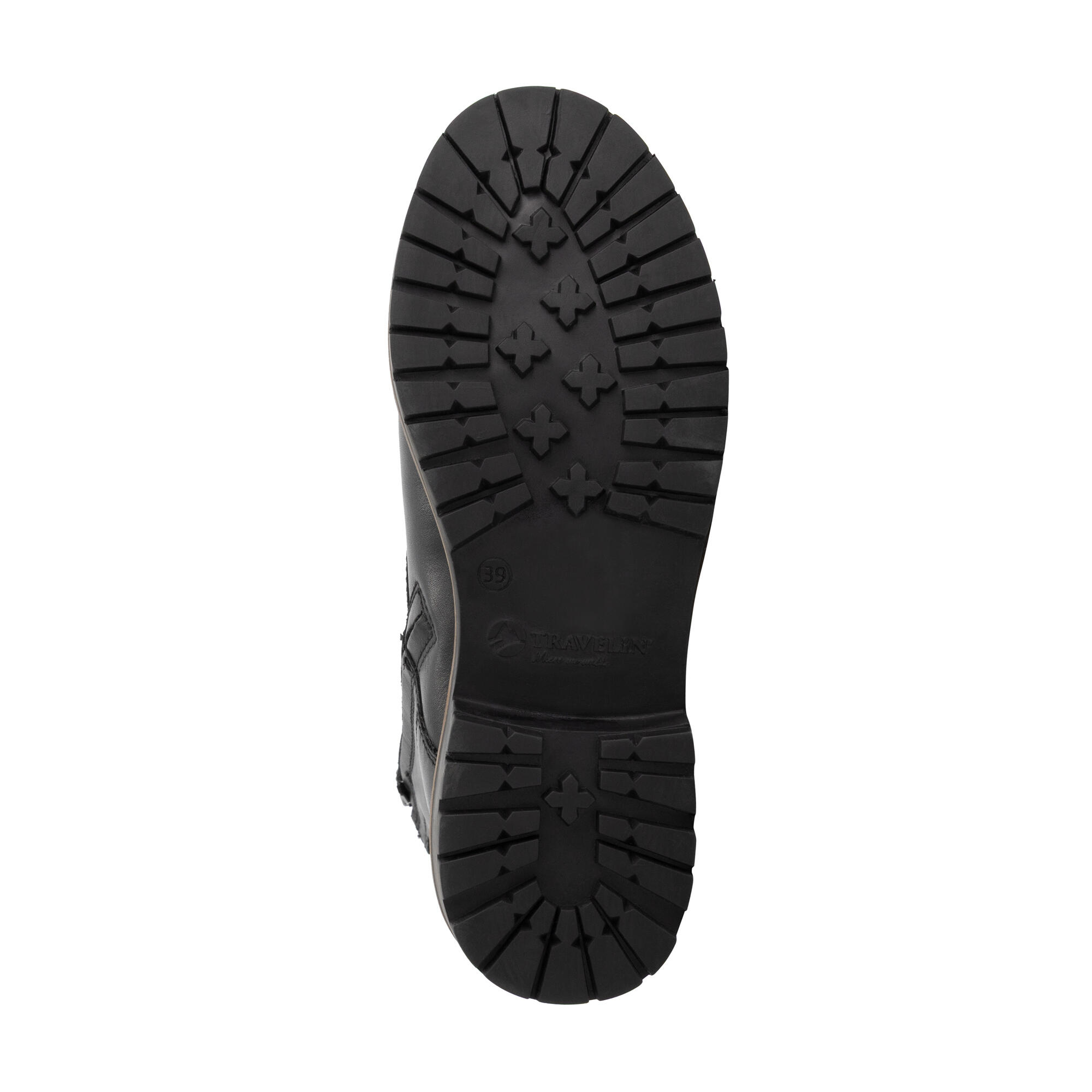 Tronstad Dames - Veterboots - Wolgevoerd - Zwart 6/6