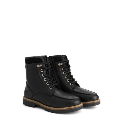 Tronstad Femmes - Bottines à lacets - Doublées de laine - Noir