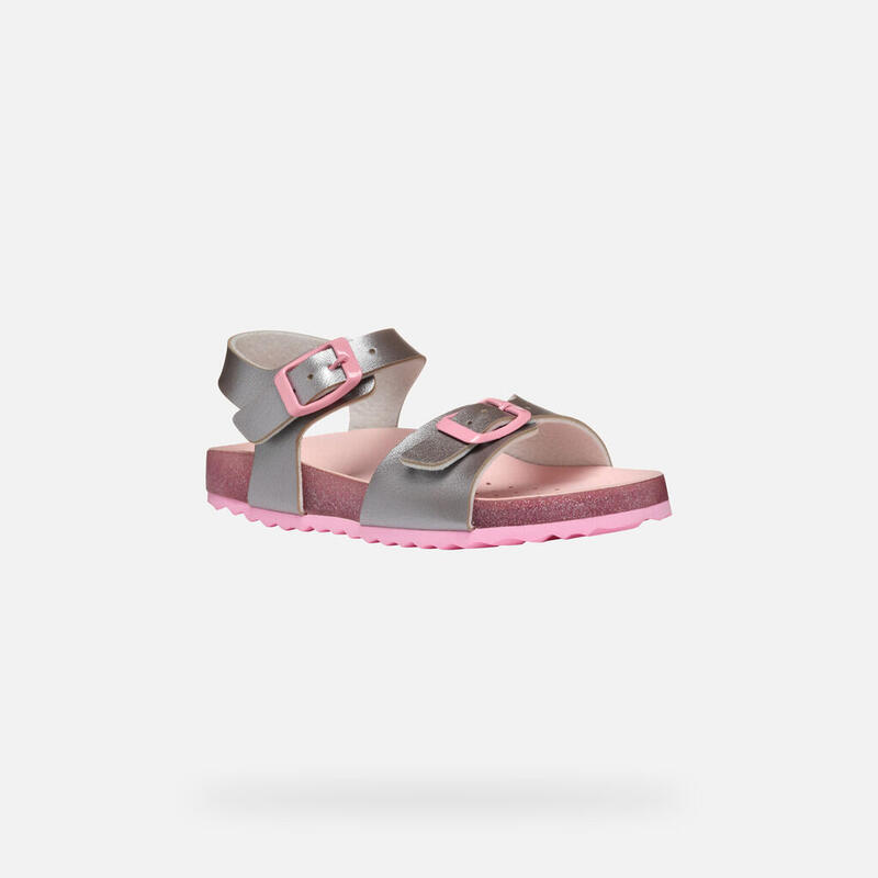 Sandale Geox Model J Adriel Girl Culoare Gri
