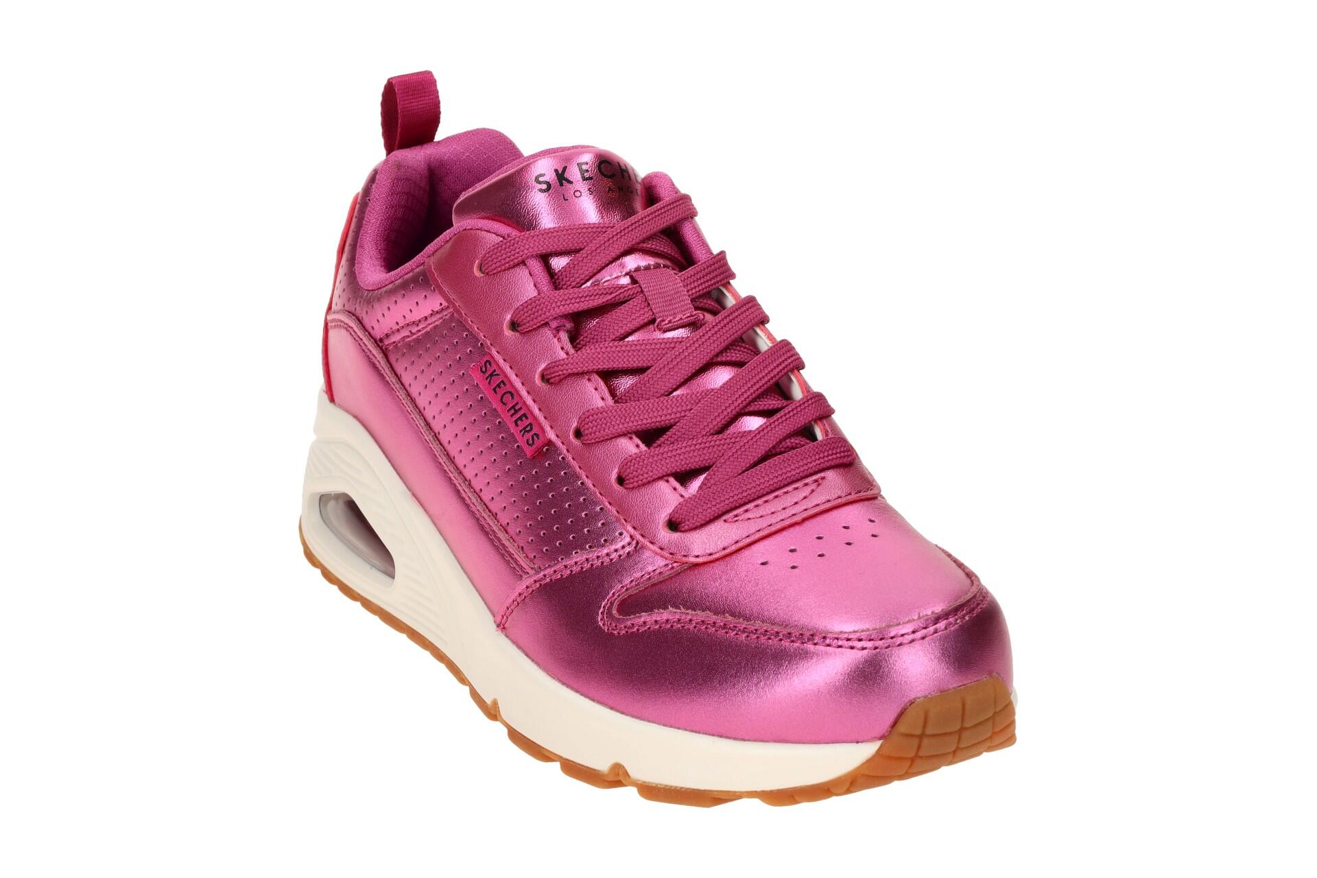 Skechers Uno Schuhe pink magenta metallic Sneakers 177109 3/7
