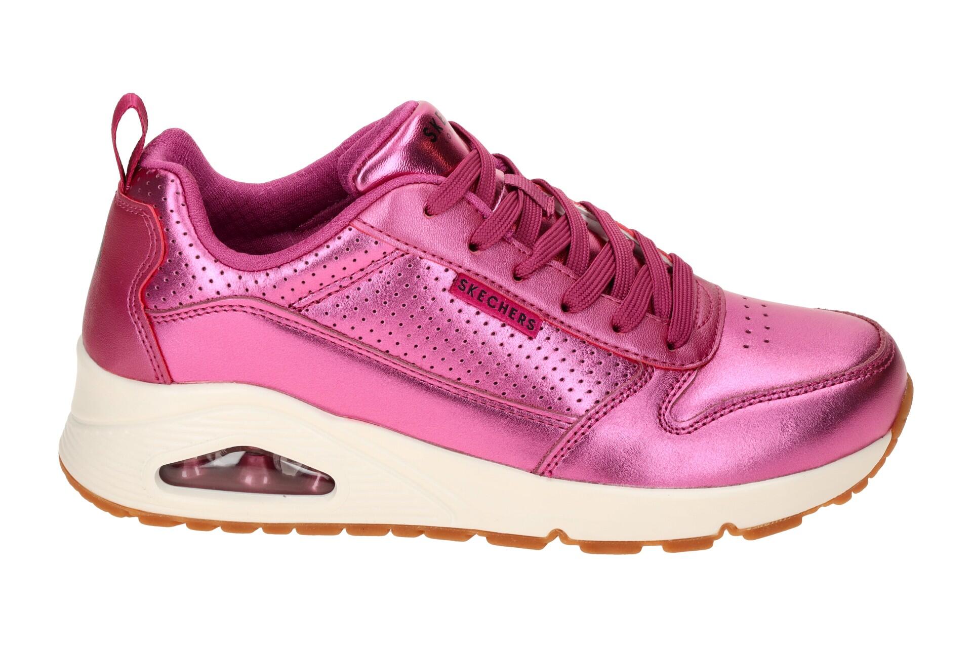 Skechers Uno Schuhe pink magenta metallic Sneakers 177109 2/7