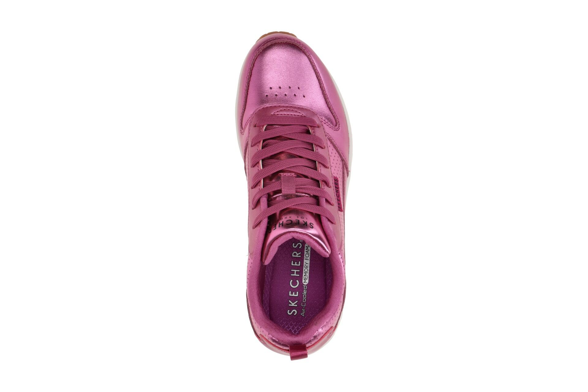 Skechers Uno Schuhe pink magenta metallic Sneakers 177109 6/7