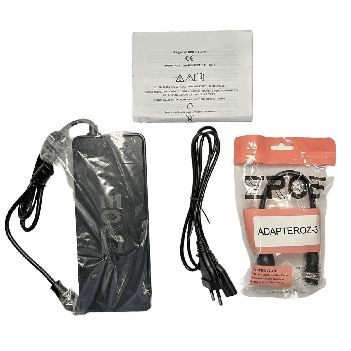 Chargeur Standard Universel de Trottinette Électrique pour Batterie 36V 4/6