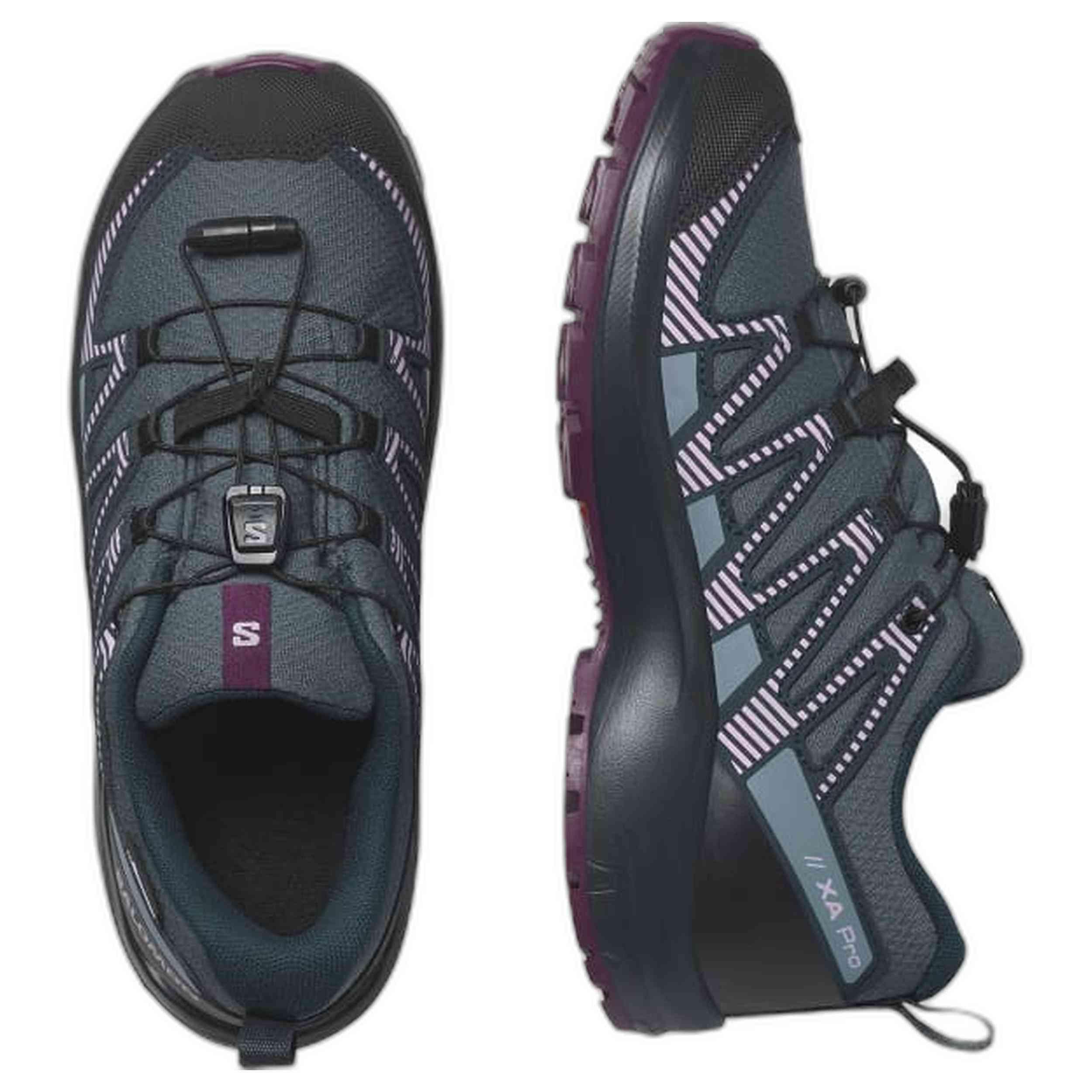 Sapatos de trekking Salomon modelo L47568100 para crianças unissex 3/4