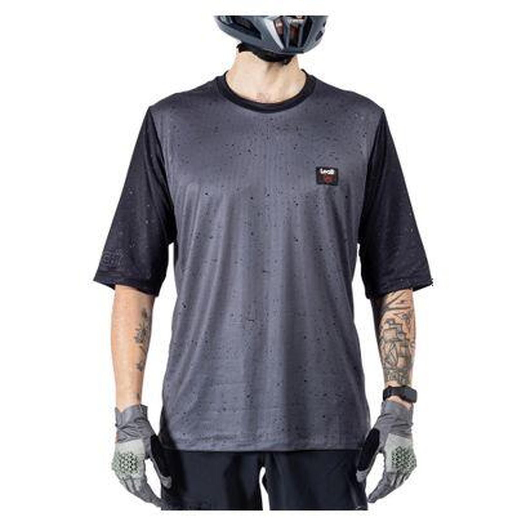 Leatt - Maillot Manches 3/4 Leatt Enduro 3.0 Gris - T-shirt Manches Courtes - Gris|noir - Decathlon