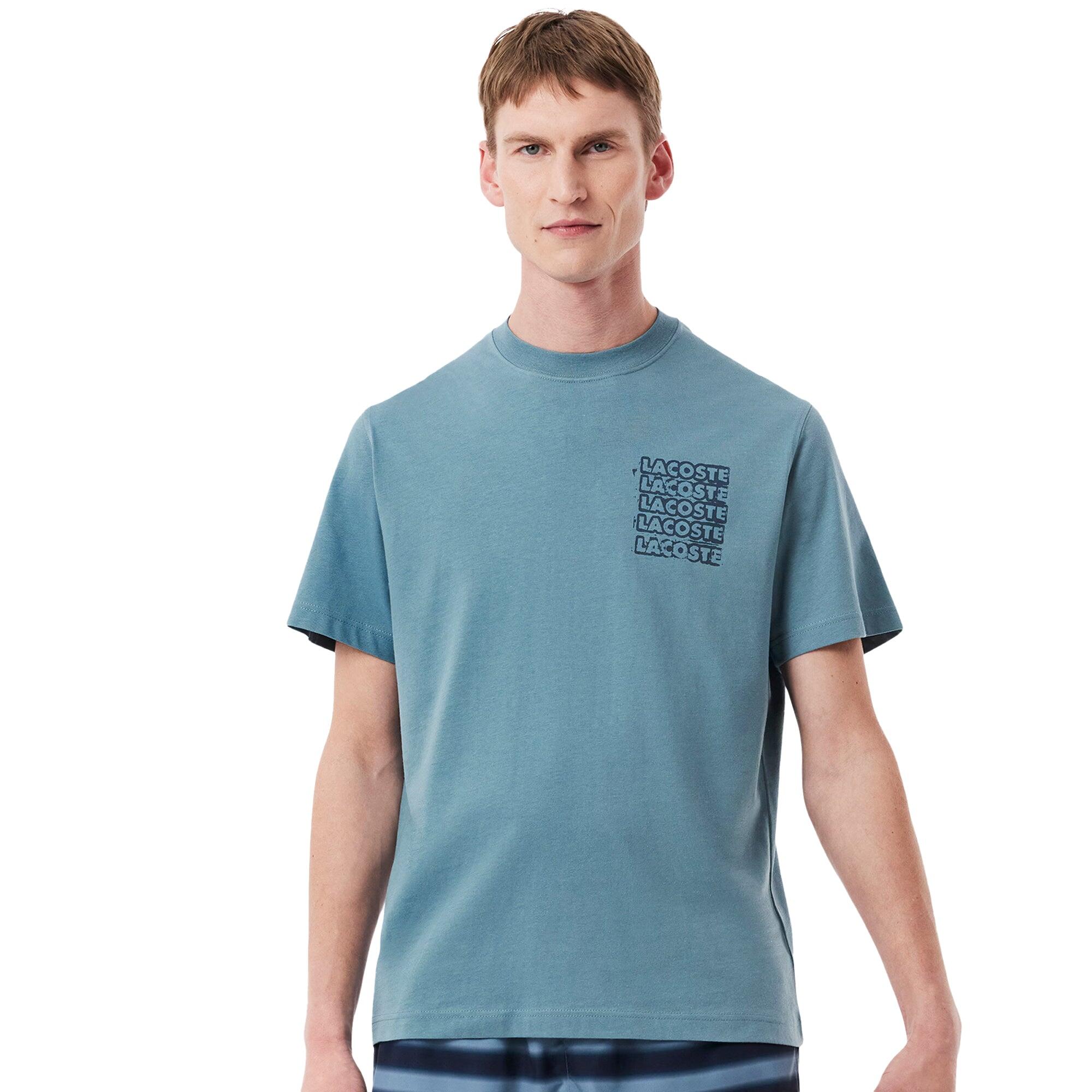 T-shirt Lacoste modèle TH0288-00-CUN pour homme 4/5
