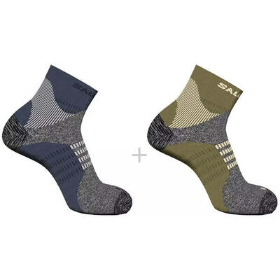 Calcetines Salomon X Ultra Access Quarter 2- Gothic O para unisex