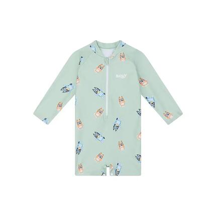 Maillot de bain anti-UV garçon - Vert - Bluey - 98/104