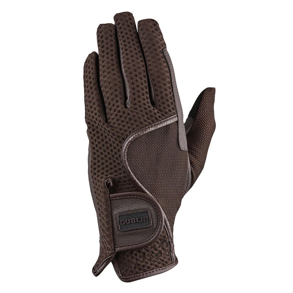 Dublin - Gants D'Équitation Dublin Airflow Honeycomb - Gants - Marron - 42 M/l - Decathlon