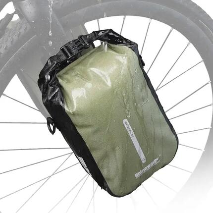 Sakwa rowerowa na przedni widelec Rhinowalk RK404 4l + adapter bikepacking