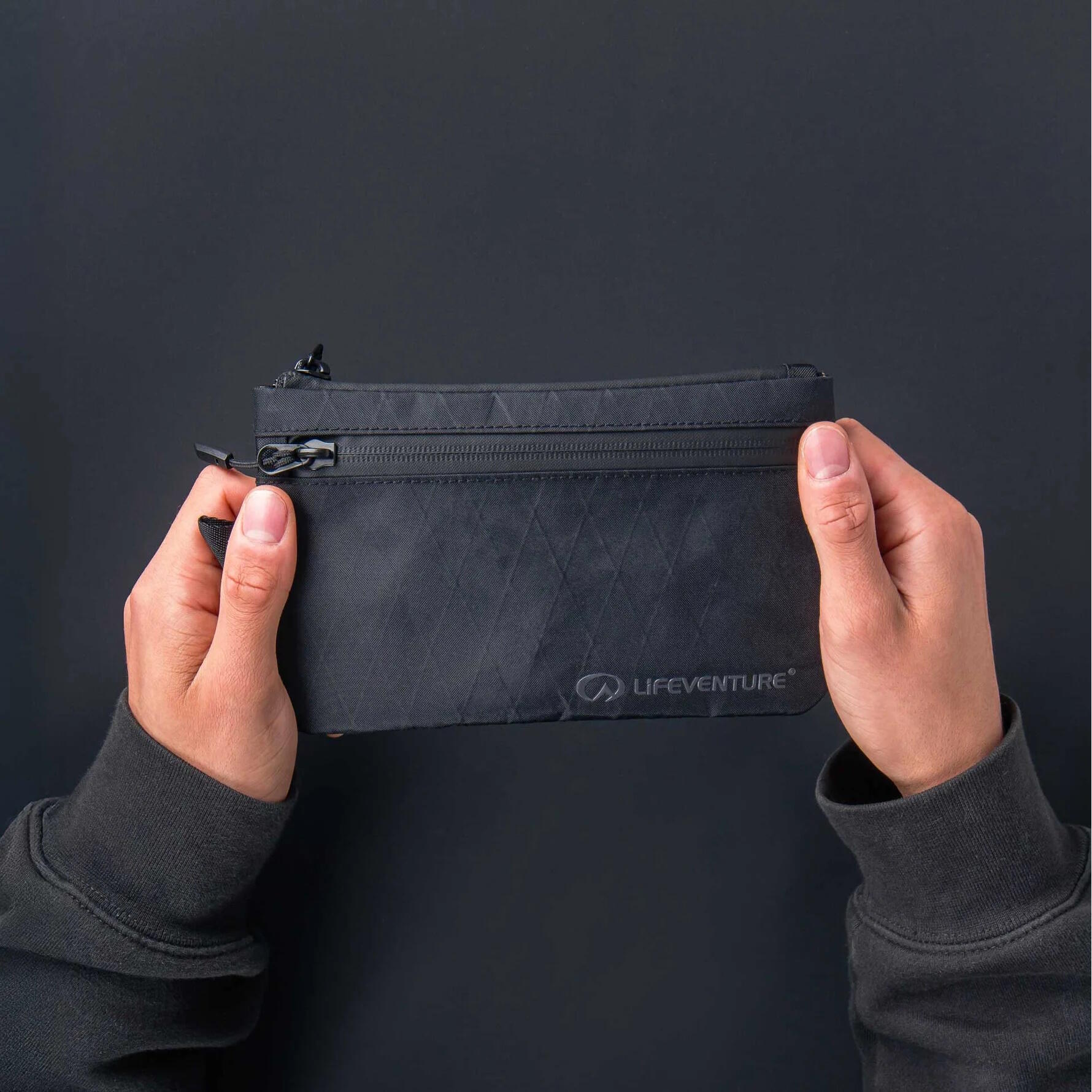 Etui podróżne LIFEVENTURE X‑Pac Zip Pouch kompaktowe z tkaniny X‑Pac odpornej 3/5