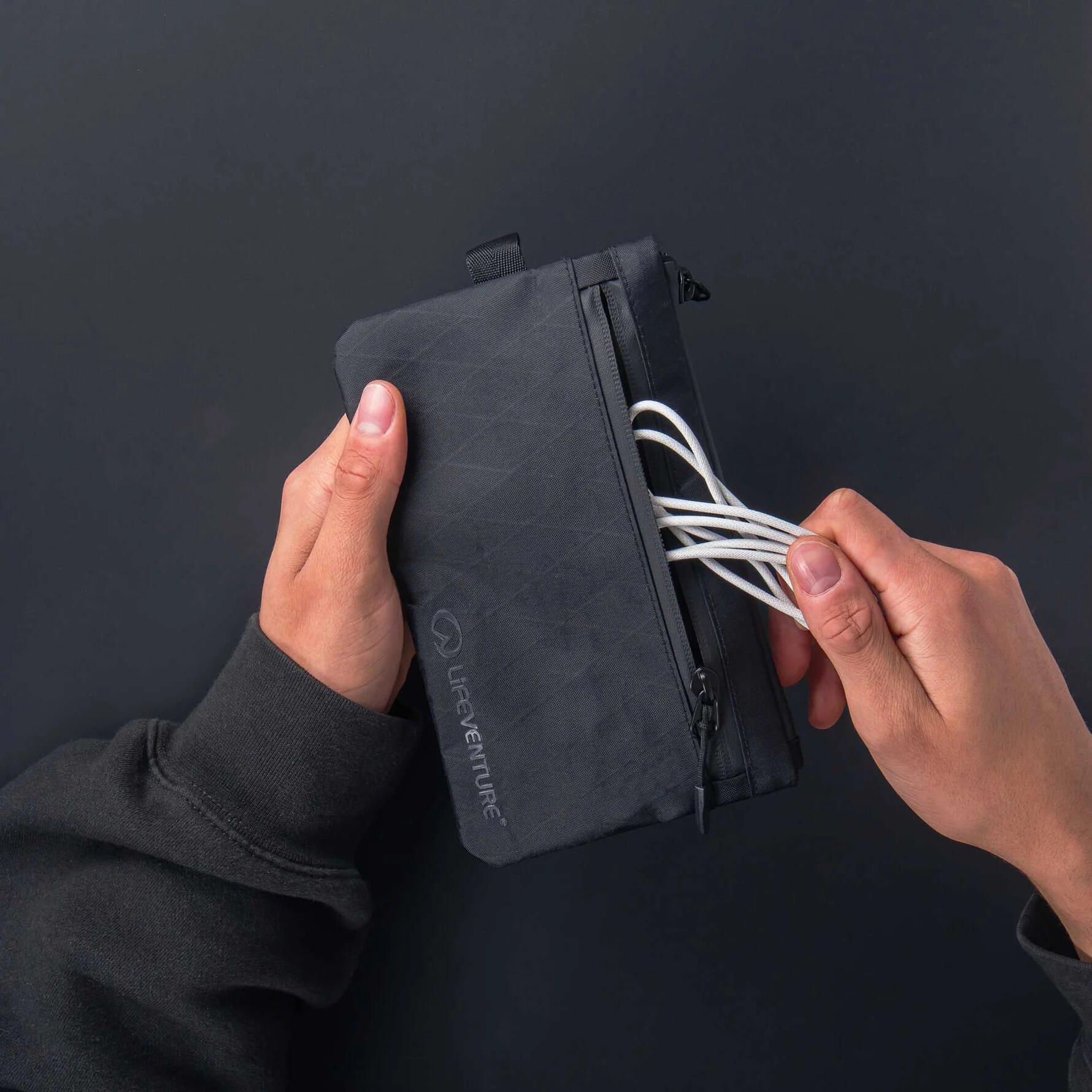 Etui podróżne LIFEVENTURE X‑Pac Zip Pouch kompaktowe z tkaniny X‑Pac odpornej 5/5