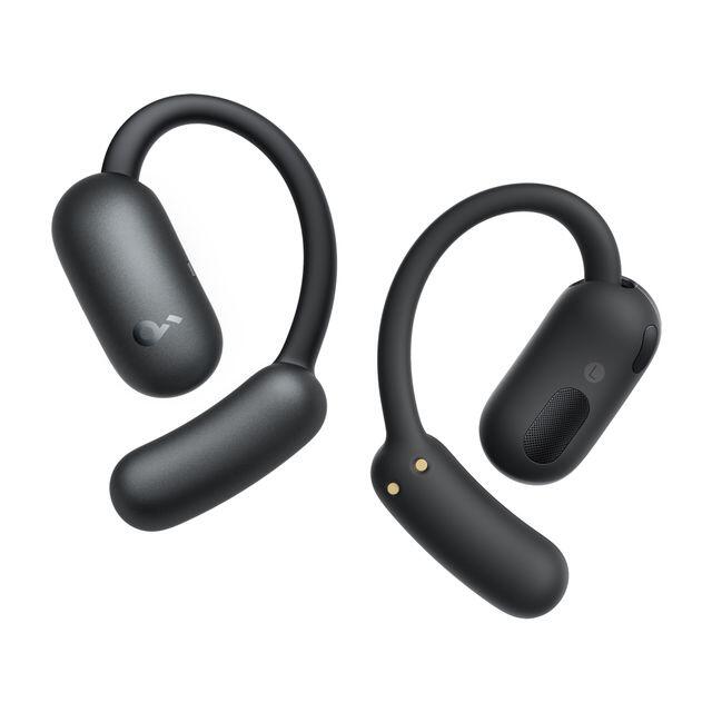 soundcore AeroFit 2 ワイヤレスイヤホン　ミッドナイトブラック soundcore AeroFit 2 Adjustable Open-Ear Wireless Earbuds, Midnight