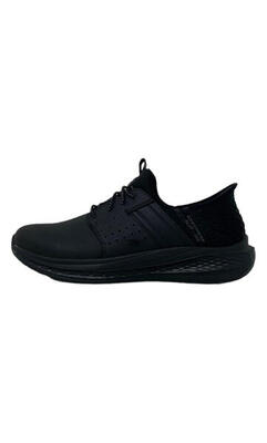 Skechers SLADE Zachary Herren Sneakers Schuhe Slip ins 210828 BBK schwarz