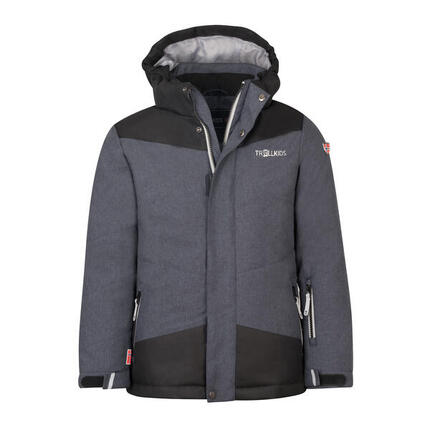 Kinder Winterjacke Norefjell Zimt/Dunkelblau